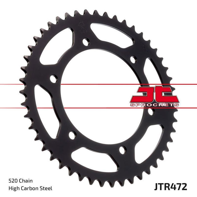 JT Sprockets Rear Steel Sprocket 40 Tooth 40T 520 Chain For Kawasaki KR250 B2 (KR1) 1989 JTR472.40