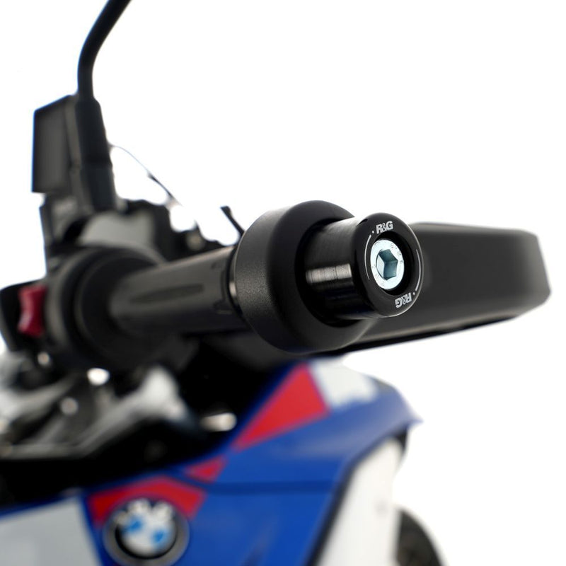Load image into Gallery viewer, R&amp;G Racing Black Bar End Sliders For 2024-2024 BMW R 1300 GS Adventure

