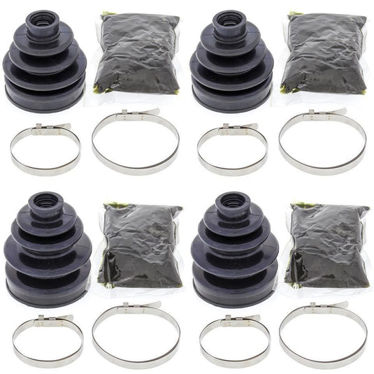 Complete Front Inner & Outer CV Boot Repair Kit Yamaha YFM350 Grizzly IRS 07-11