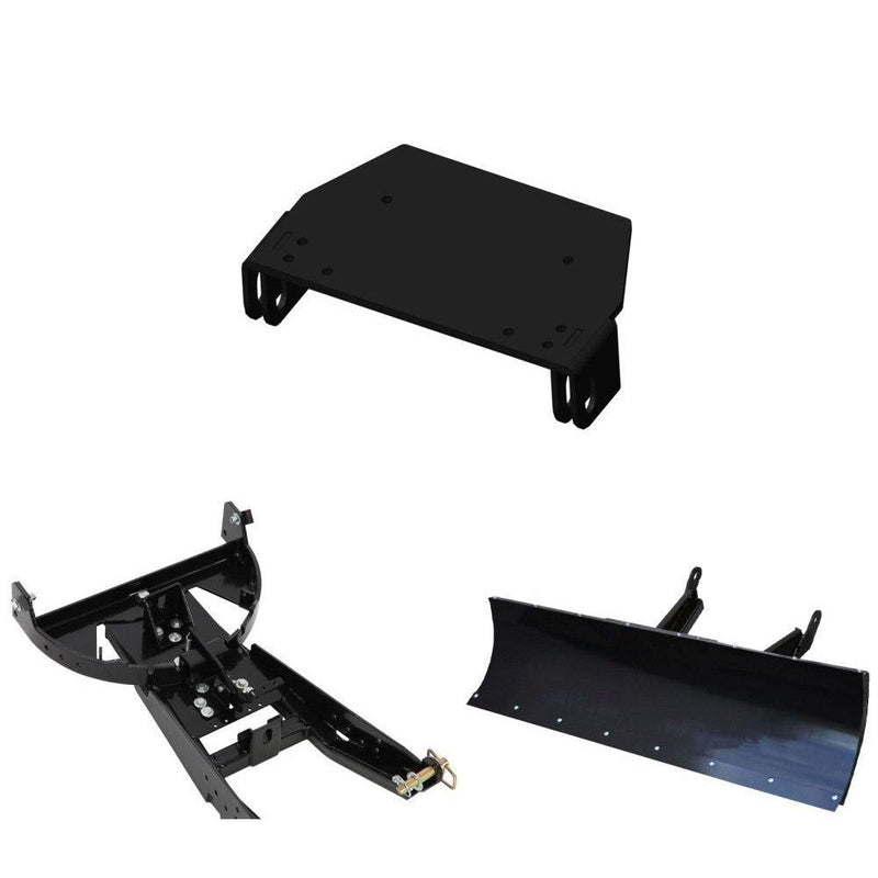 Load image into Gallery viewer, Denali Black UTV Snow Plow Kit For Can-Am Maverick Sport 1000 2018-2021
