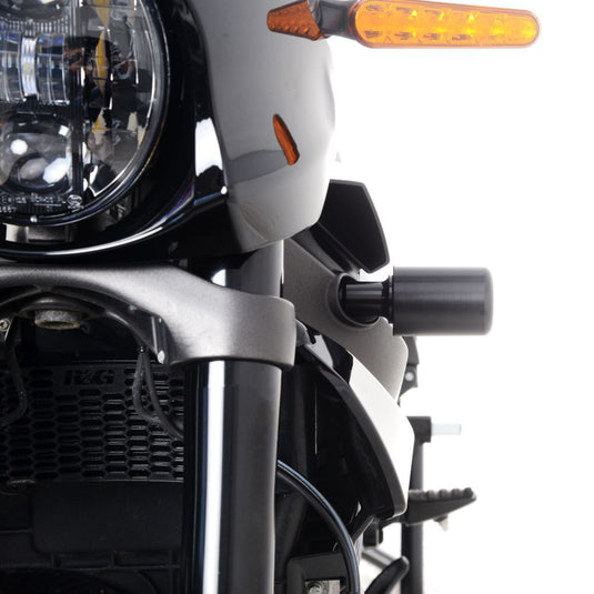 R&G Racing Black Aero Style Crash Protection Bobbins For 2020-2022 Harley-Davidson LiveWire ELW