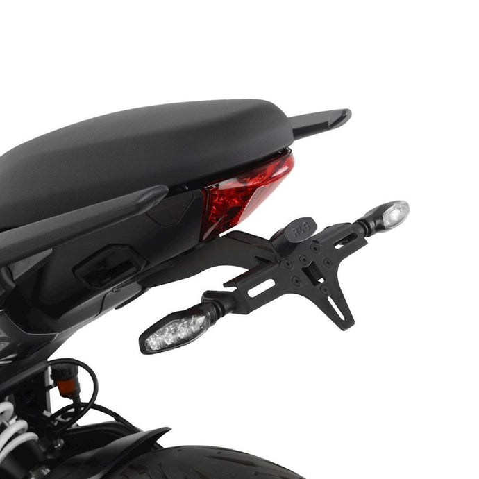 R&G Racing Black Tail Tidy License Plate Holder For 2022-2024 Triumph Tiger 660 Sport