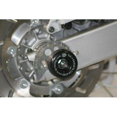 Load image into Gallery viewer, R&amp;G Racing Black Swingarm Protectors For 1974-1981 Yamaha DT125 R
