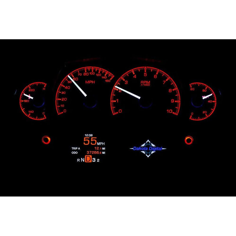 Load image into Gallery viewer, Dakota Digital Competition HDX Analog Universal Gauge kit HDX-2100
