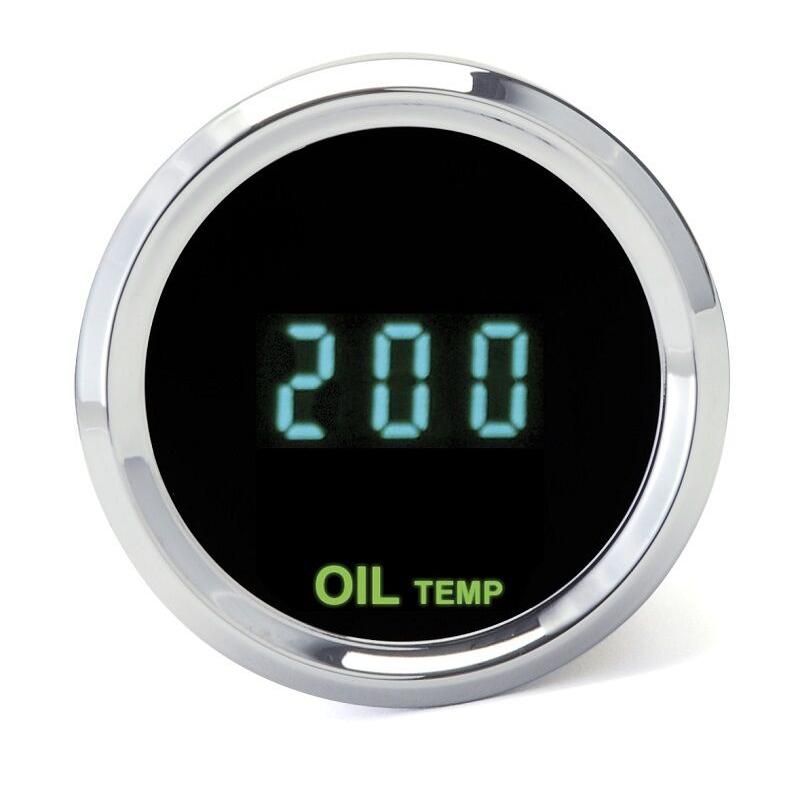 Load image into Gallery viewer, Dakota Digital Universal Round Oil Temperature Gauge Teal Display ODYR-07-3 New
