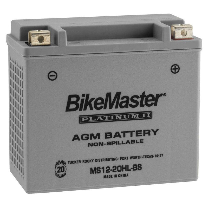 Load image into Gallery viewer, BikeMaster AGM 12V Platinum Battery For Polaris Scrambler 850 2014-2019 Grey
