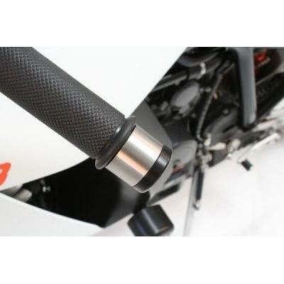 Load image into Gallery viewer, R&amp;G Racing Black Bar End Sliders BE0040BK

