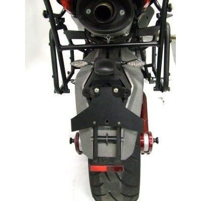 Load image into Gallery viewer, R&amp;G Racing Black Tail Tidy License Plate Holder For 2006-2008 Benelli Tre-K
