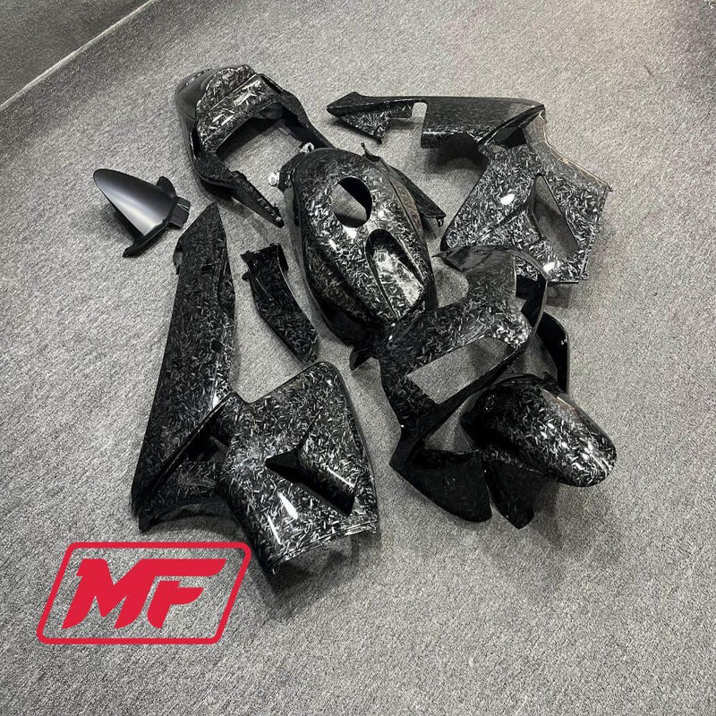 Load image into Gallery viewer, Monster Fairings Full Kit Honda CBR600RR 03-04 Forged Carbon Fiber Style + Windshield + Gas Tank Cover
