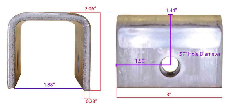 Load image into Gallery viewer, 3,500 lbs. Trailer Axle Suspension Kit for Tandem Axle Trailer (Leaf Springs, Hanger &amp; U-Bolt kit)

