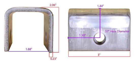 3,500 lbs. Trailer Axle Suspension Kit for Tandem Axle Trailer (Leaf Springs, Hanger & U-Bolt kit)