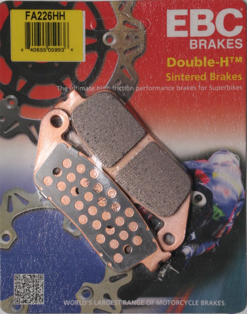 Load image into Gallery viewer, EBC 1 Pair Sintered HH Race Formula Brake Pads MPN FA226HH
