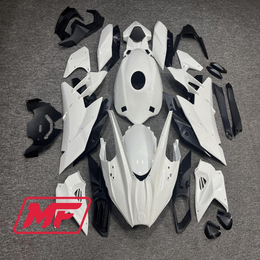 Monster Fairings Full Kit Kawasaki Ninja H2 15-23 Gloss White + Windshield + Gas Tank Cover