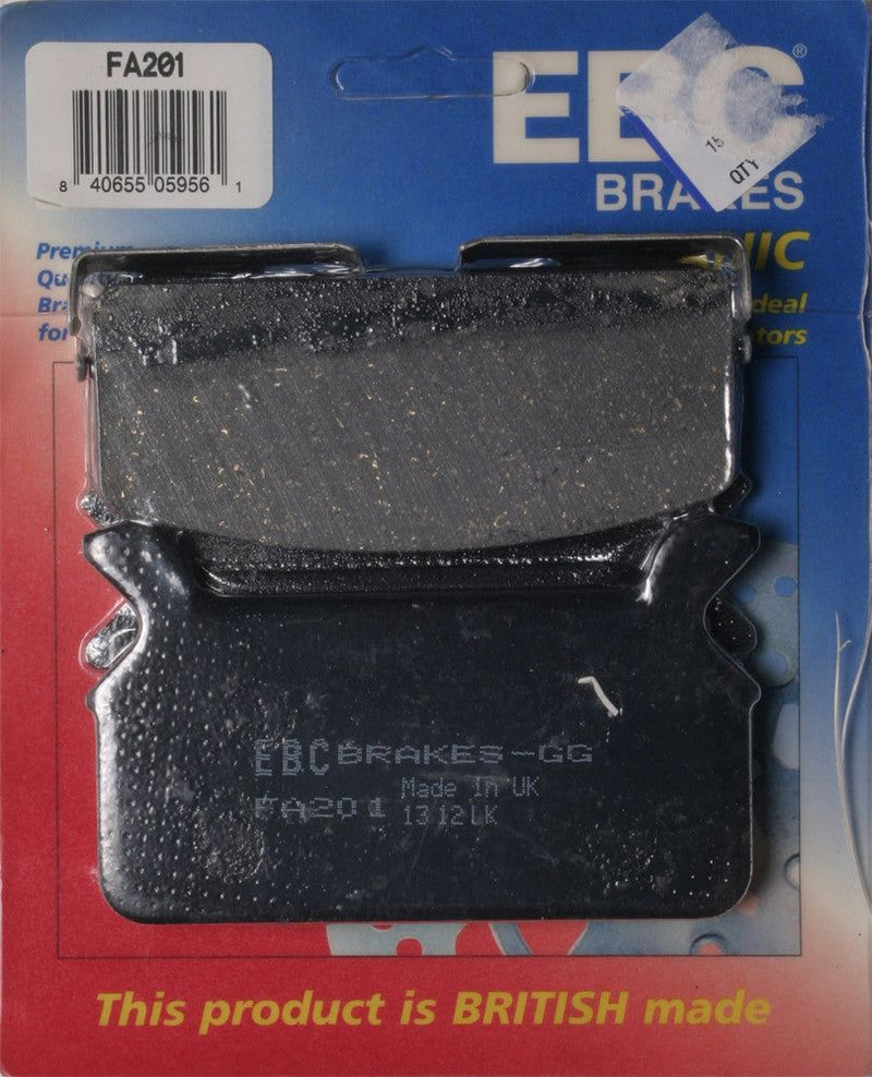 Load image into Gallery viewer, EBC 1 Pair FA Series Organic Replacement Brake Pads MPN FA201
