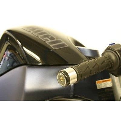 R&G Racing Black Bar End Sliders For 2008-2010 Buell 1125R BE0046BK