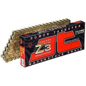 JT Sprockets Z3 Super Heavy Duty X-Ring Black Steel Rivet Link Chain 520-116
