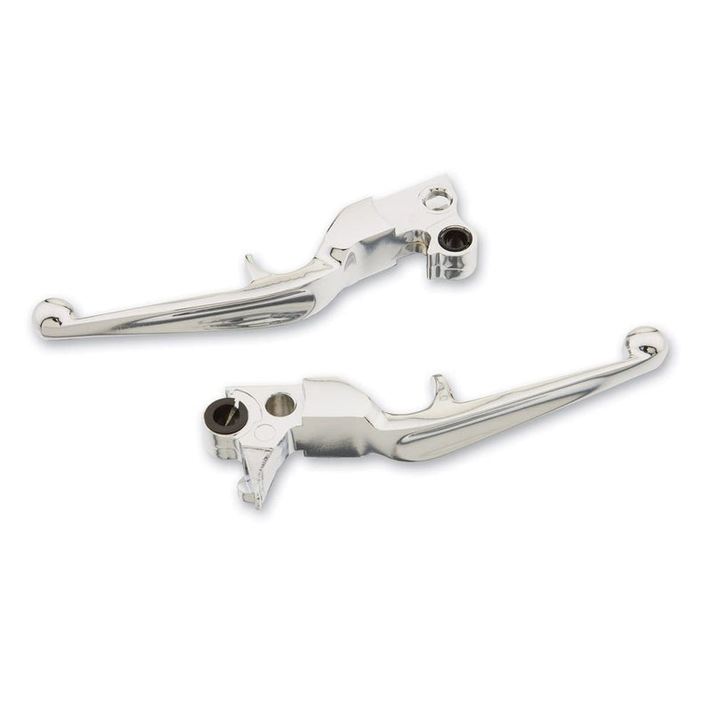 Load image into Gallery viewer, KURYAKYN CHROME TRIGGER LEVERS FOR 1996-2007 HARLEY DAVIDSON ROAD KING MODELS
