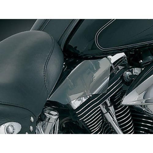 Load image into Gallery viewer, KURYAKYN SMOKE HEAT DEFLECTORS FOR 2000-2017 HARLEY DAVIDSON SOFTAIL MODELS 1186
