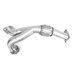 HMF Brushed Aluminum Forward Exhaust For 2015-2016 Can Am Maverick Turbo