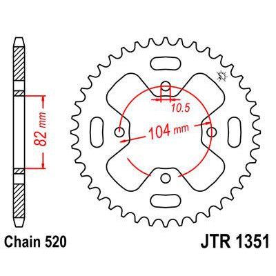 Front & Rear Sprocket Kit for HONDA ATC350 X 85 JT Sprockets
