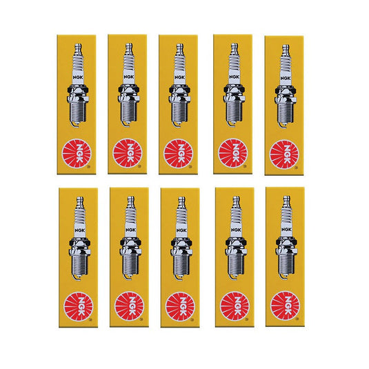 Set of 10 NGK Standard Spark Plugs ski-Doo SKANDIC 1973-1971 Engine 335cc