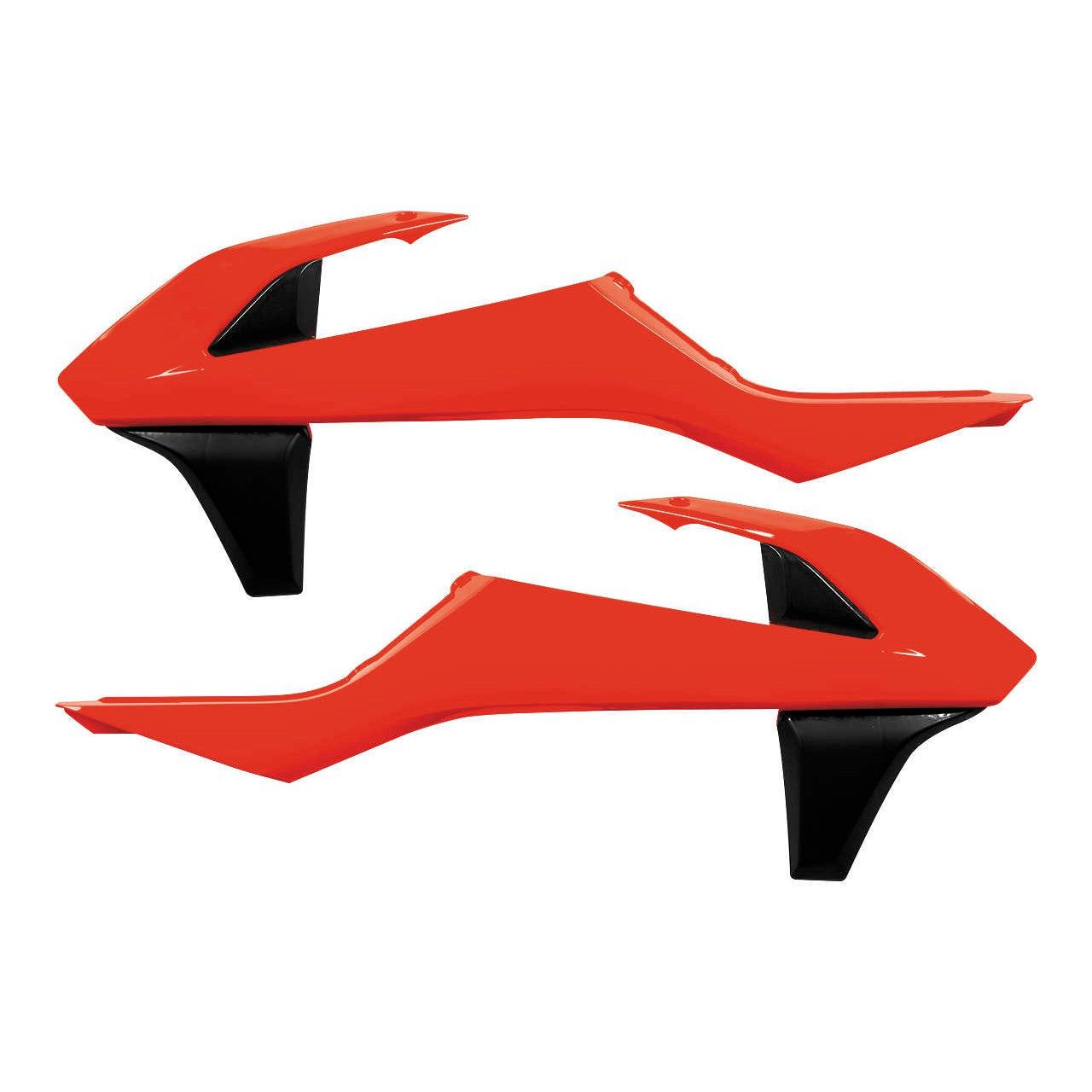 Acerbis Flo Orange Radiator Shrouds for KTM - 2421084617
