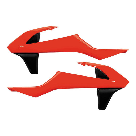 Acerbis Flo Orange Radiator Shrouds for KTM - 2421084617