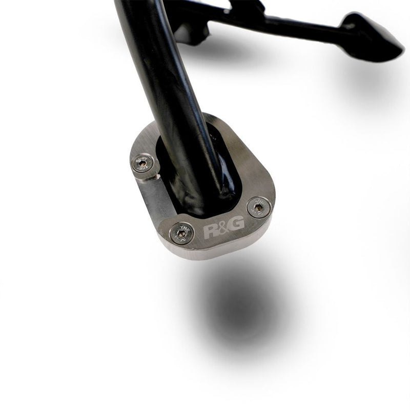 Load image into Gallery viewer, R&amp;G Racing Silver Kickstand Shoe For 2022-2023 BMW F850GS
