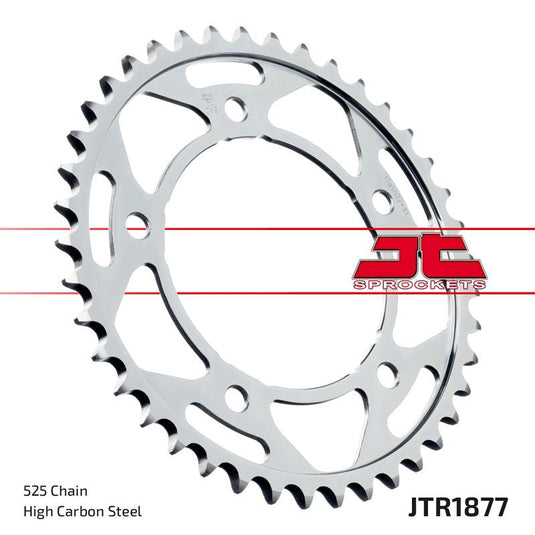 JT Sprockets Rear Steel Sprocket 41 Tooth 41T 525 Chain JTR1877.41