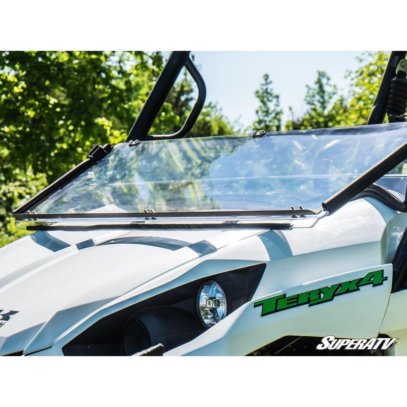 Load image into Gallery viewer, SuperATV Kawasaki Teryx Scratch Resistant Flip Down Windshield FDWS-K-TRX4-70
