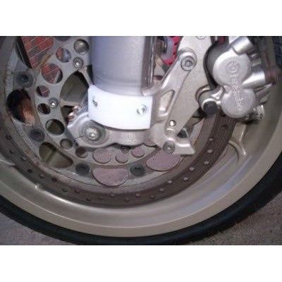 Load image into Gallery viewer, R&amp;G Racing Black Fork Protectors For 2001-2005 Kawasaki ER-5 FP0027BK
