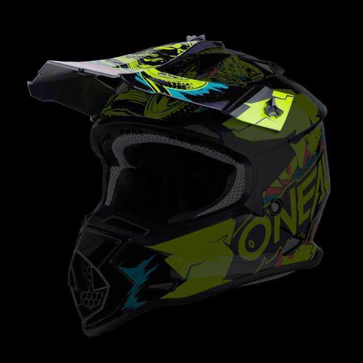 Load image into Gallery viewer, Oneal 2 SRS Villain Neon Helmet Visor Youth - 0200-460

