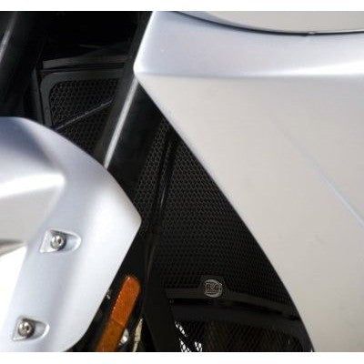 R&G Racing Black Aluminum Radiator Guard For 2013-2018 Triumph Trophy 1200