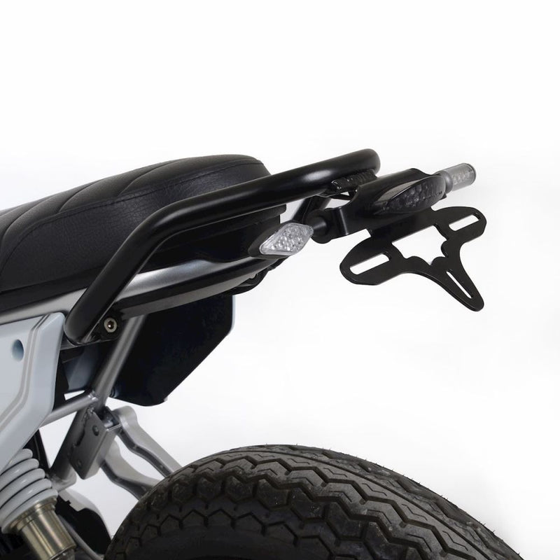Load image into Gallery viewer, R&amp;G Racing Black Tail Tidy License Plate Holder For 2020-2024 Super Soco TC
