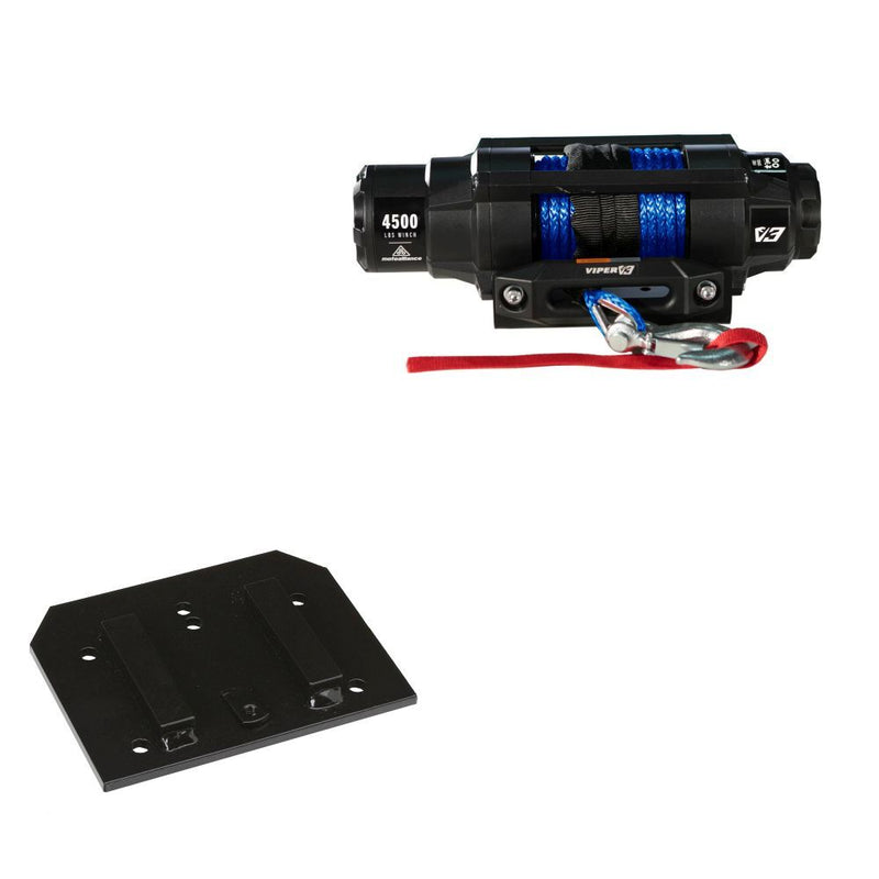 Load image into Gallery viewer, Viper 4500lbs V3 Winch Blue Rope With Mount For Arctic Cat 500 2005-2008
