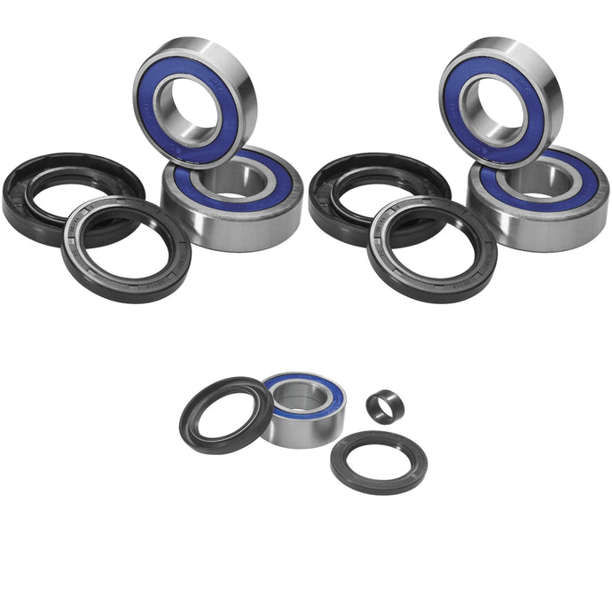 QUADBOSS Front and Rear Wheel Bearing Kits for Yamaha YFM 250 Raptor 2008-2013