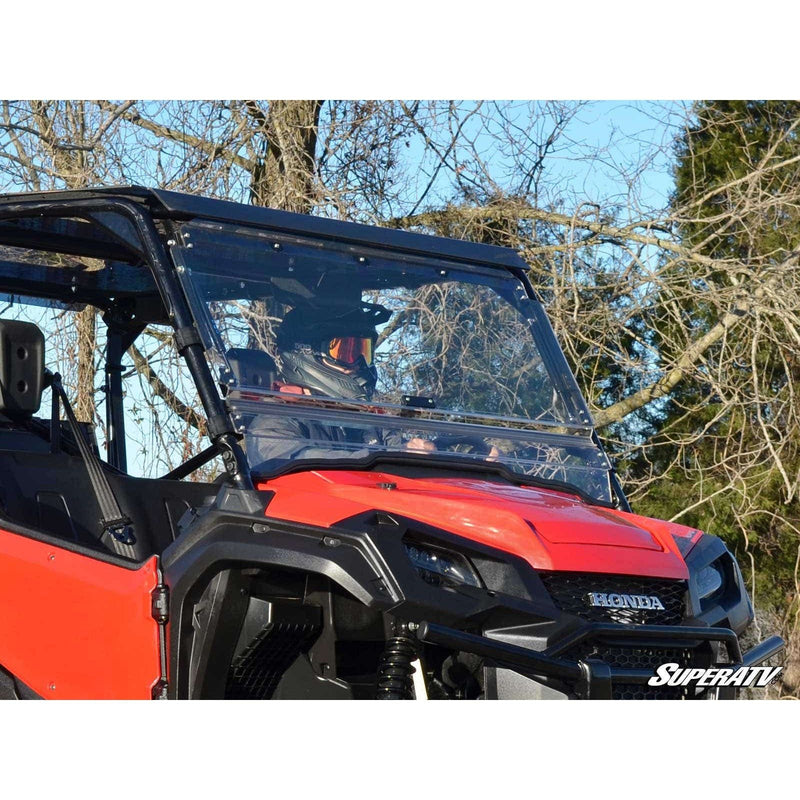 Load image into Gallery viewer, SuperATV Honda Pioneer 1000 Scratch-Resistant Flip Windshield FWS03-001-70
