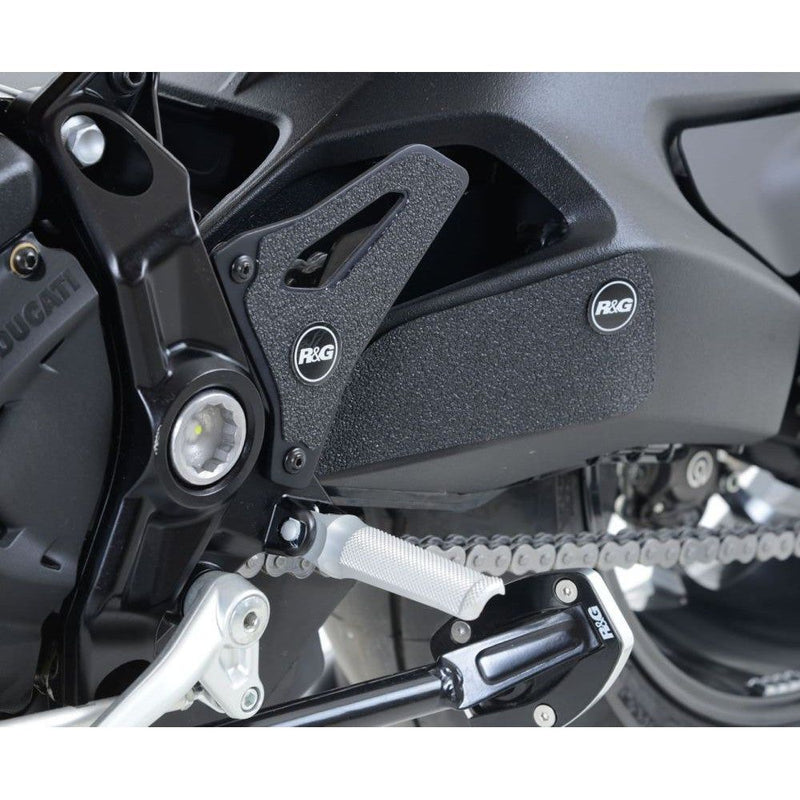 Load image into Gallery viewer, R&amp;G Racing Black Boot Guard Kit For 2016-2019 Ducati Monster 1200 R EZBG207BL
