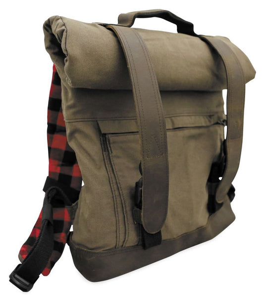 Burly Brand Voyager Back Pack Dark Oak - B15-1020D