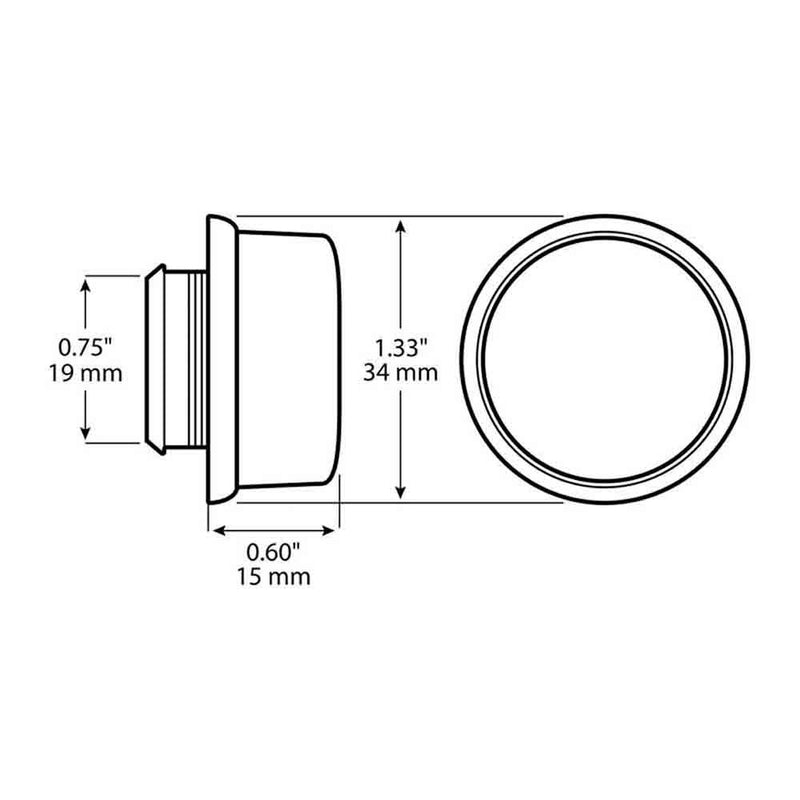 Load image into Gallery viewer, Amber LumenX LED Clearance Light
