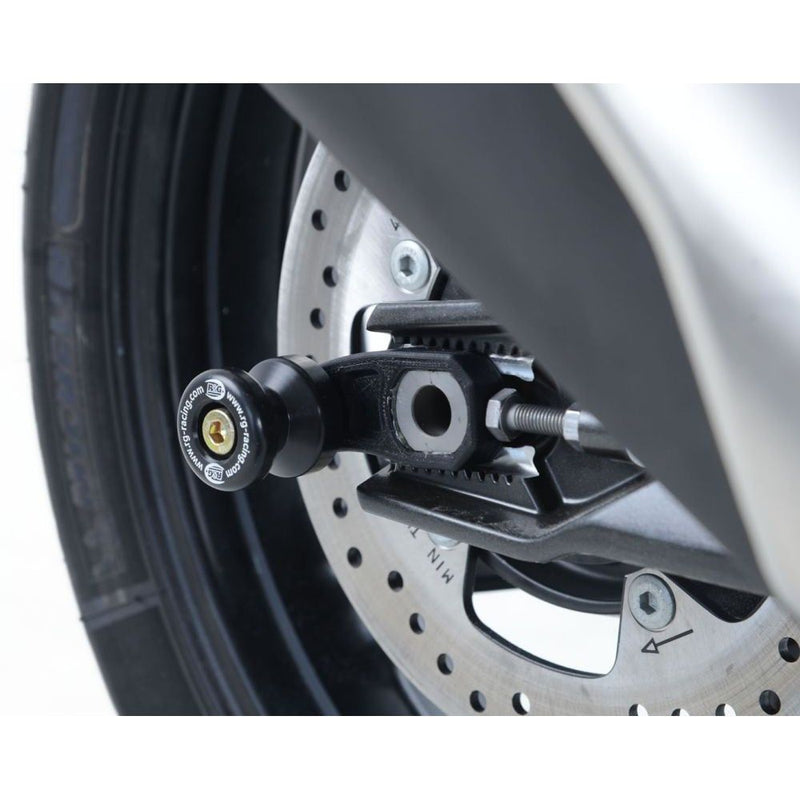 Load image into Gallery viewer, R&amp;G Racing Black Cotton Reels Offset For 2017-2024 BMW G310GS
