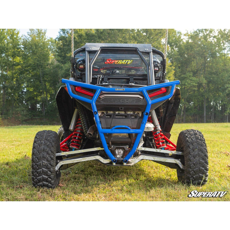 Load image into Gallery viewer, SuperATV Polaris RZR XP 1000 2017-2023 (with 18mm socket) Rear Bumper Voodoo Blue RBG-P-RZRXPT-001-16
