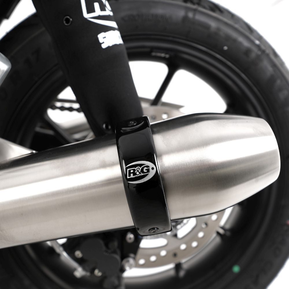 R&G Racing Black Exhaust Protector For 2024-2024 BMW R 12 nineT