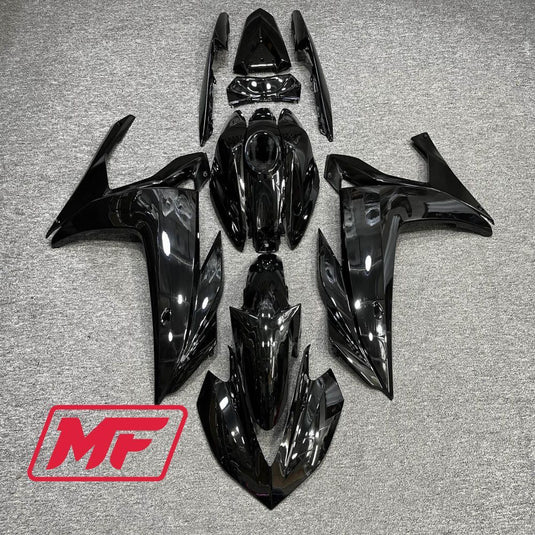 Monster Fairings Full Kit Yamaha R3 14-18 Gloss Black + Windshield + Gas Tank Cover