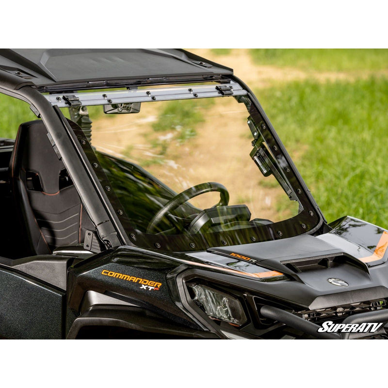 Load image into Gallery viewer, SuperATV Can-Am Commander MaxDrive Power Flip Windshield PFWS-CA-COM-70
