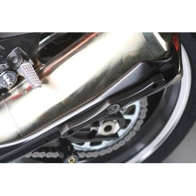 Load image into Gallery viewer, R&amp;G Racing Black Exhaust Sliders For 2007-2008 Kawasaki Z1000 ES0002BK
