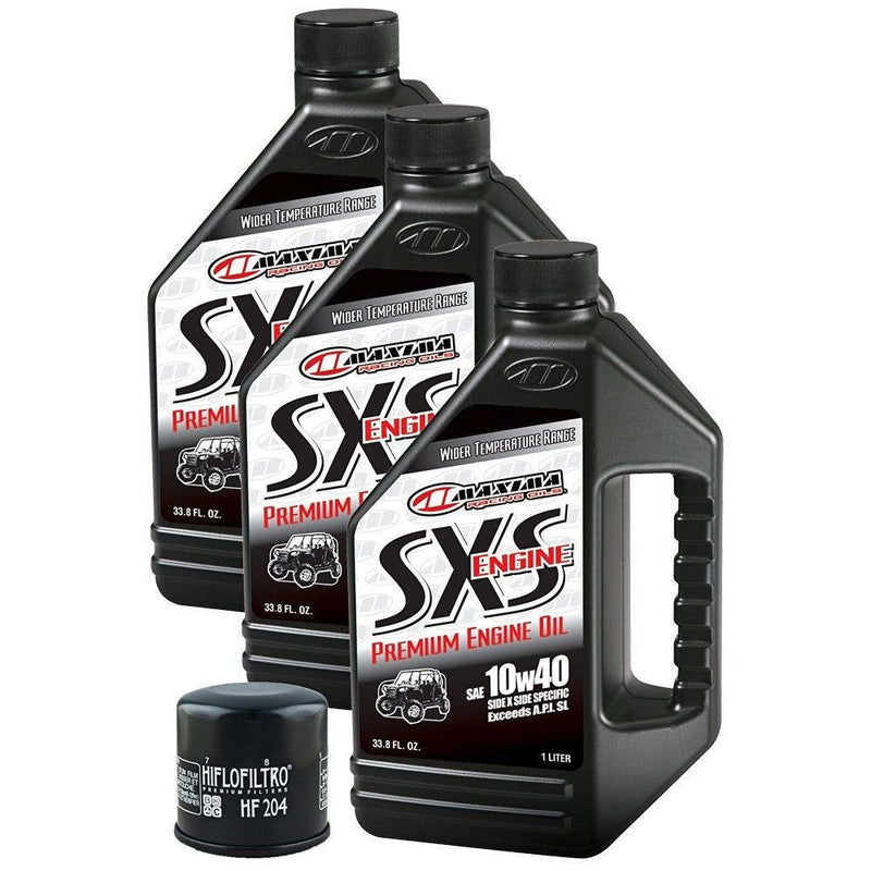 Load image into Gallery viewer, Premium Side x Side Engine Oil Change Kit for Kawasaki Teryx 4x4/750, 3 L HF204
