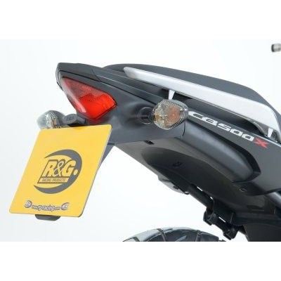 Load image into Gallery viewer, R&amp;G Racing Black Tail Tidy License Plate Holder For 2019-2020 Honda CB400X
