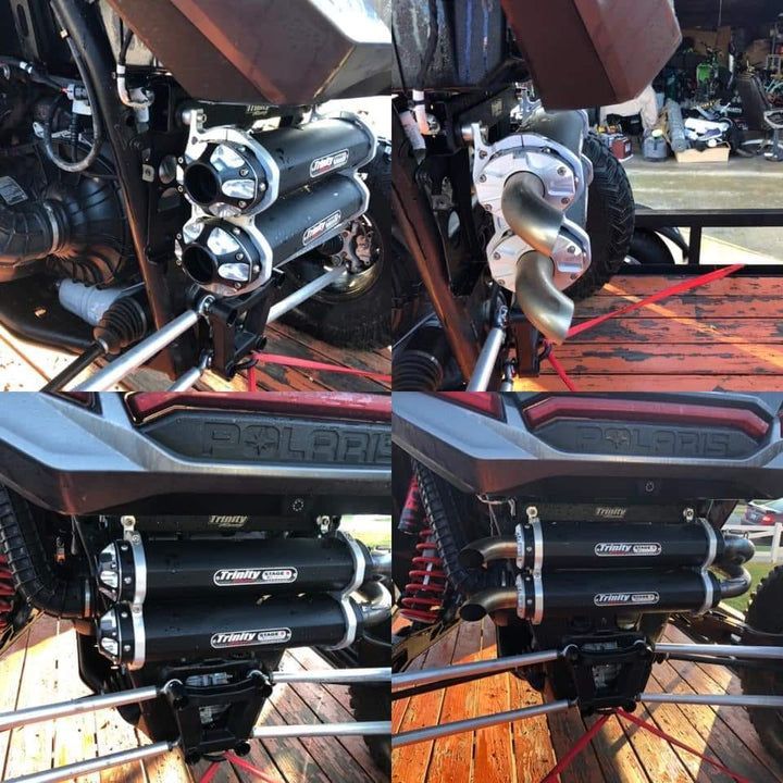 Load image into Gallery viewer, Trinity Racing Contrast Cut Muffler Tip TR-AP108B-HT
