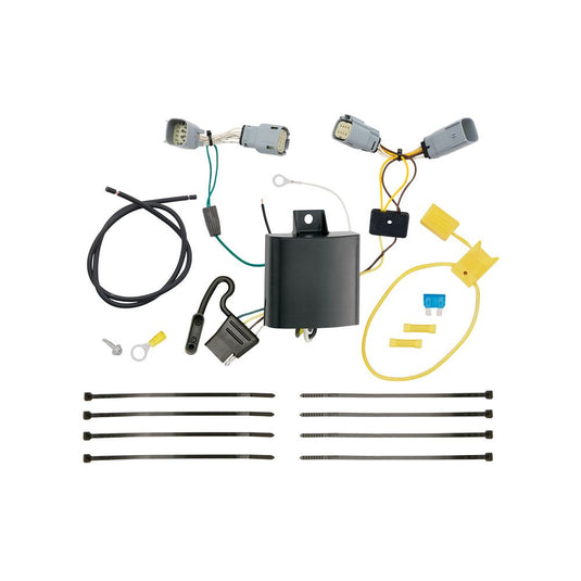 T-One T-Connector Harness, 4-Way Flat, w/Circuit Protected Module fits 2015-2023 Chrysler 300